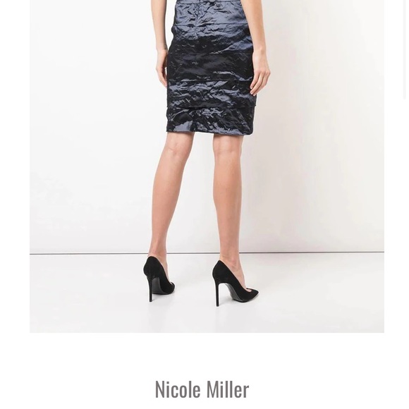 Nicole Miller Dress size 2 Navy - Picture 4 of 4